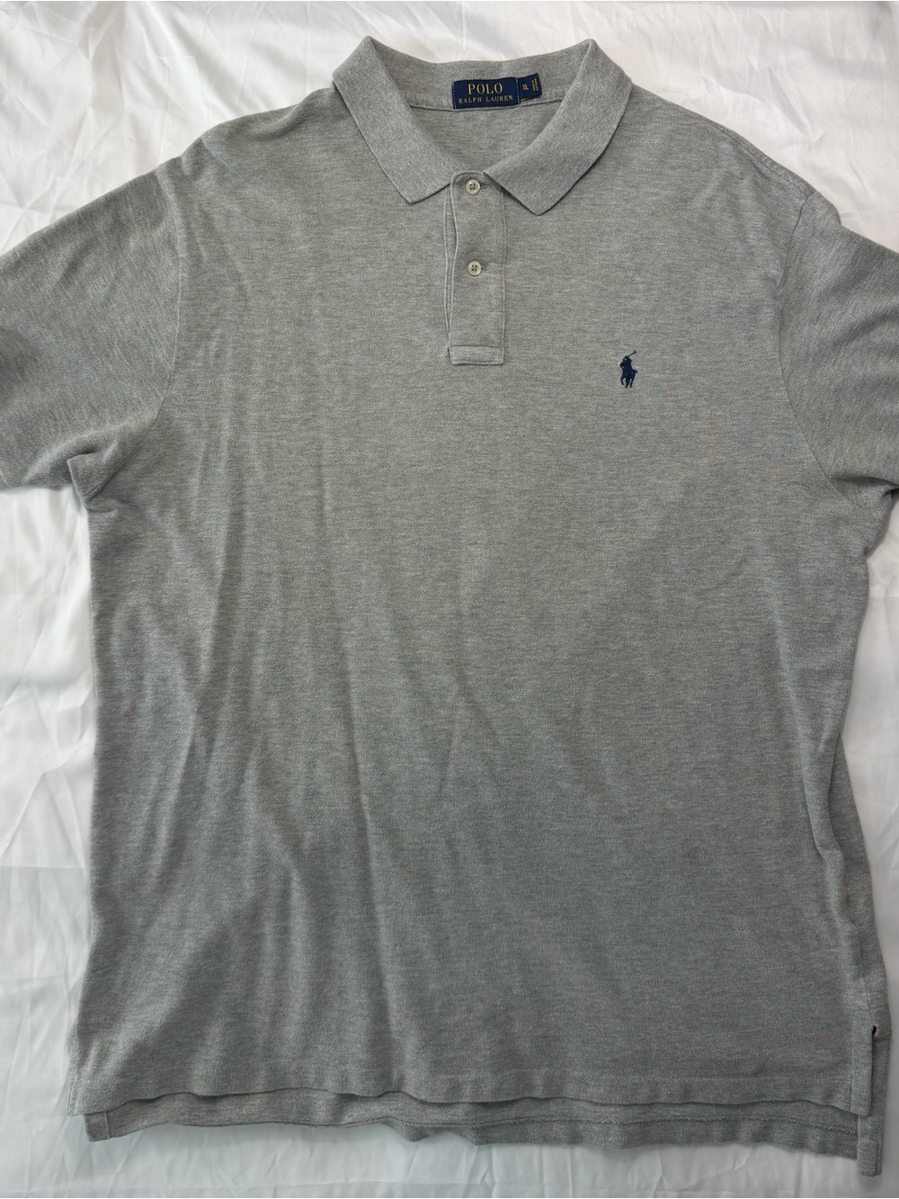 XL Polo by Ralph Lauren Men’s Grey Classic Polo Shirt